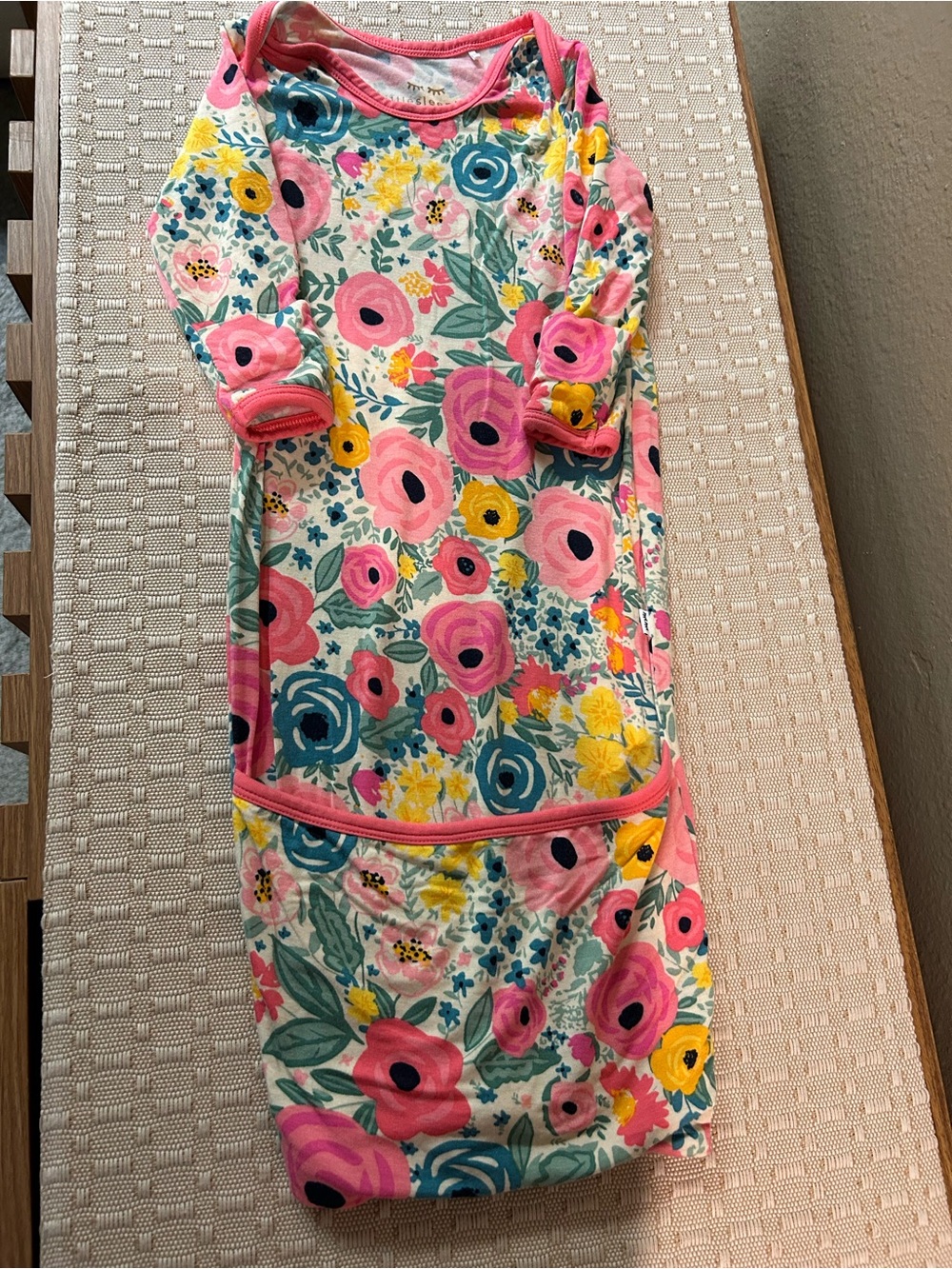 Little Sleepies Secret Garden Print Newborn Sleeper